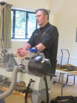 Our turner for the day Richard Findlay